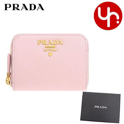 プラダ Prada 財布 コインケース 1mm268 Qwa サフィアーノ レザー メタル レタリング ロゴ カード コイン ケース