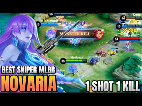 Novaria Gameplay L Best Sniper Shot Mage L Mlbb Youtube