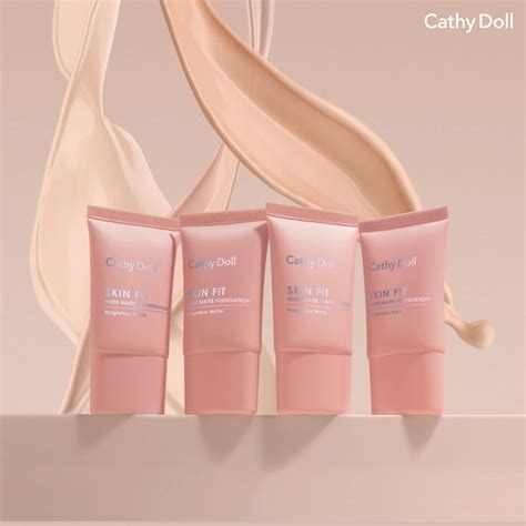 Cathy Doll Skin Fit Nude Matte Foundation เคทดอลล สกนฟต นดแมทท