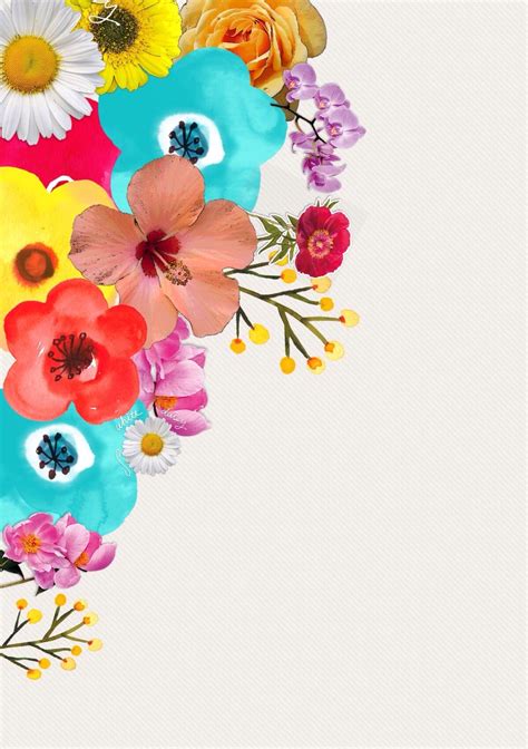 🌺 Flowers On Corner Wallpaper 🌺 Flower Wallpaper Iphone Wallpaper