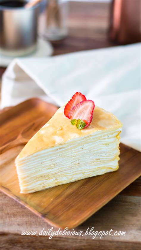 Dailydelicious 20 Layers Vanilla Crepe Cake