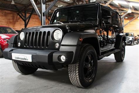 Annonce Vendue Jeep Wrangler Jk Crd Fap Rubicon X Noir