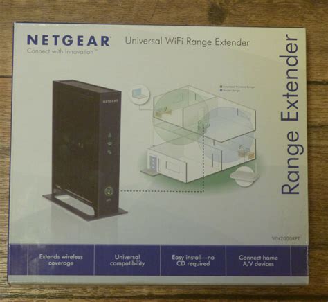 NETGEAR WN2000RPT Universal WiFi Range Extender Wireless Network