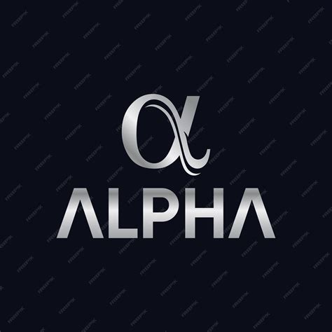 Premium Vector Alpha Logo Design