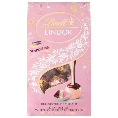 Lindor Easter Spring Neapolitan White Chocolate Truffles Bag 6oz