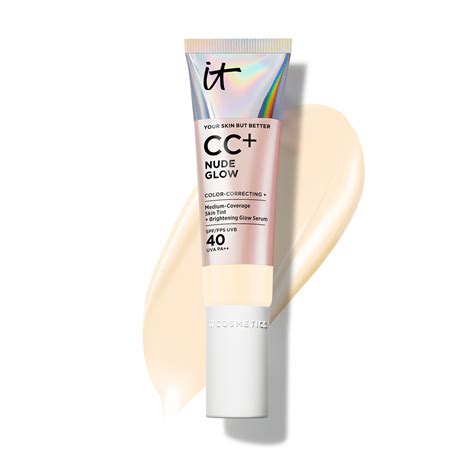 Kjøp Your Skin But Better CC Nude Glow Foundation Fair Ivory IT