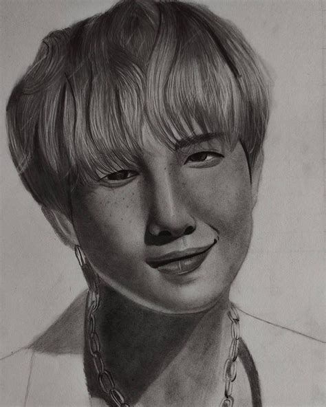 Buy Bts Kim Namjoon Fanart Bts Rm Drawing Online In India Etsy