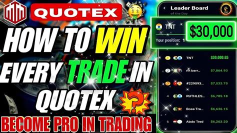 How To Win Every Trade In Quotex Binary Options Trading Quotex