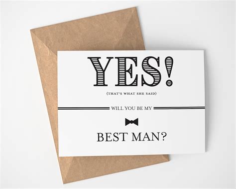 Will You Be My Best Man Best Man Proposal Wedding Funny Best Man Best