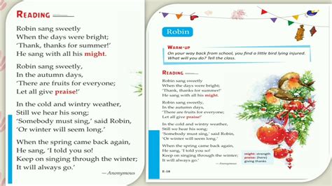 Robin Poem Recite By Mrs Snehal M Kate YouTube