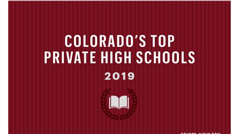 Colorado's top private high schools for 2019, according to Niche ...