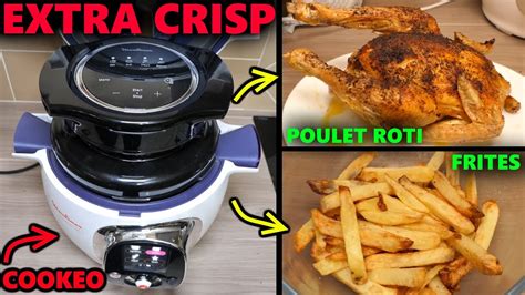 Moulinex Extra Crisp Couvercle COOKEO devient une friteuse à air chaud