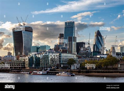 The skyline of London in England Stock Photo - Alamy