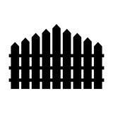 Picket Fence Silhouette at GetDrawings | Free download