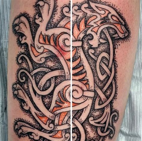 100 Norse Tattoos For Men - Medieval Norwegian Designs