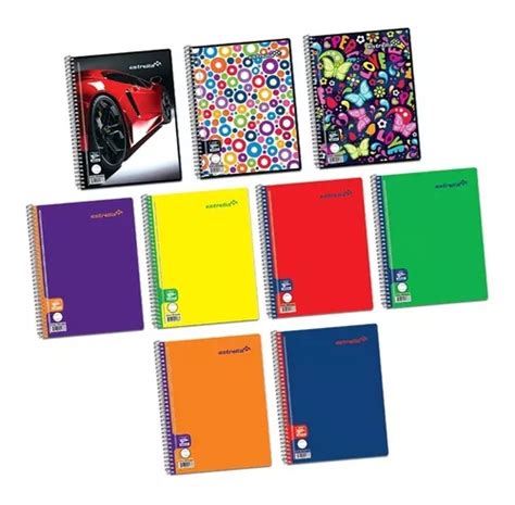 Cuaderno Libreta Forma Francesa H Estrella Caja Mayoreo Env O Gratis