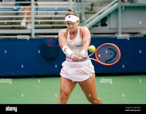 New York Ny Usa Lauren Davis Competing At The Us Open Tennis