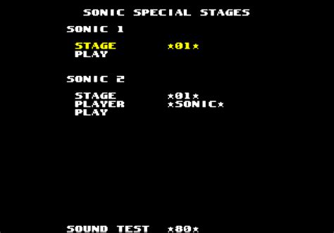 Sonic Special Stages v0.1b (S1 Hack) : Free Download, Borrow, and ...