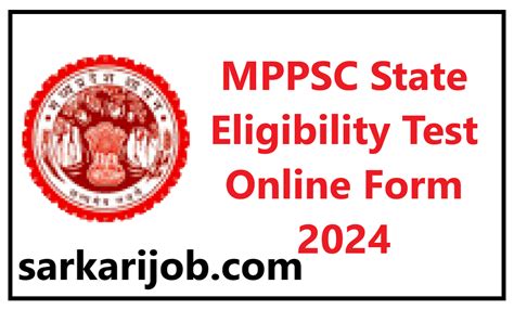 Mppsc State Eligibility Test Online Form Apply Online Archives