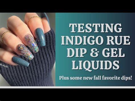 Dip Gel Liquids New Pretties From Indigo Rue Dip Powder Nails At