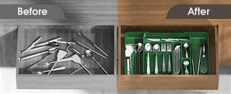 Amazon Vitabona Silverware Organizers For Kitchen Drawers