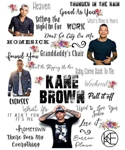 Pin By Destiny Siegel On Cricut Designs Kane Brown Country Music