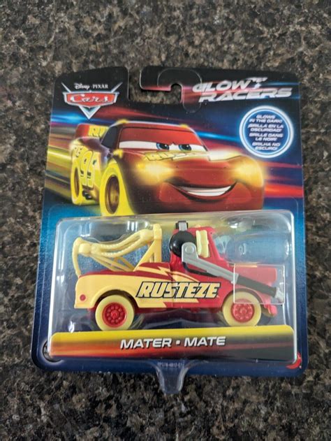 Disney Pixar Cars Glow Racers Mater 2023 Glows In The Dark EBay