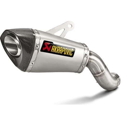 Silencieux Akrapovic Titane Non Homologu Pour Kawasaki Z A Et