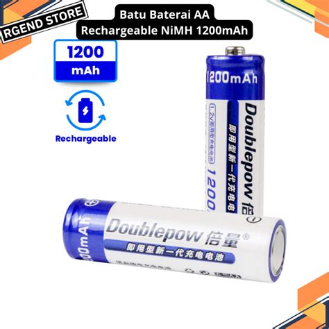 Jual Baterai Cas Rechargeable Aa A Mah Isi Ulang Battery Batre