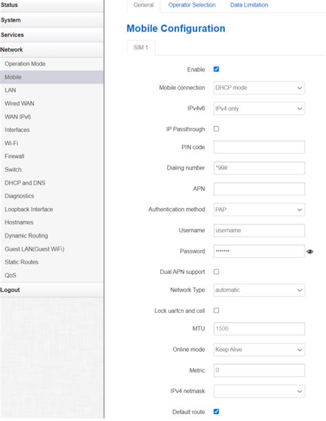 Configure Apn Settings