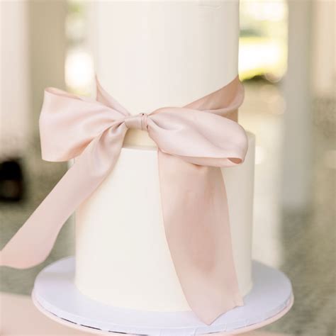 Elegant Buttercream Bow Cake Classic Beautiful T ANTAY Miami