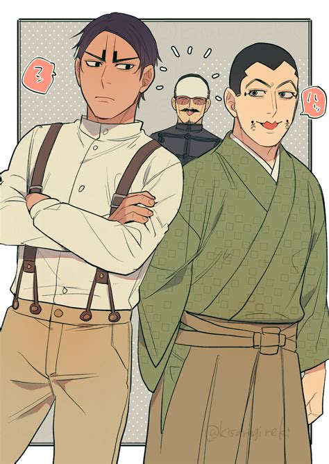 Koito Otonoshin Tsurumi Tokushirou And Usami Tokishige Golden Kamuy