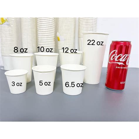 50pcs Paper Cup Double Coated For Hot And Cold Environmentally Friendly