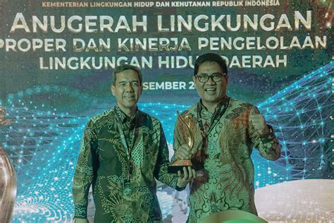 Komitmen Dalam Mengelola Lingkungan Pusri Kembali Raih Proper Emas