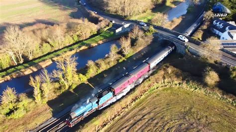 🚂🎅 Tren Cu Abur Santa Special Steam Train Near Lucan Ireland 16 December 2023 Youtube