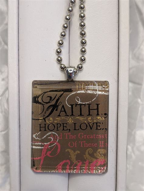 Faith Hope Love Necklace