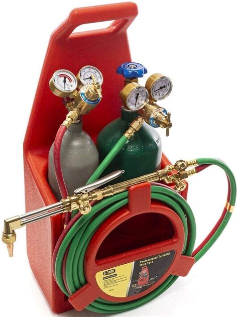 Oxyacetylene Torch Kit Portable Cutting Torch Kit Professional Welding And Cut Ebay