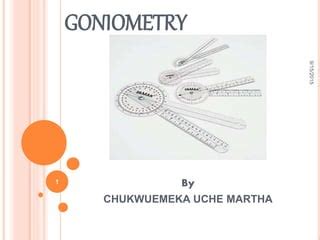 Goniometry Ppt Pdf