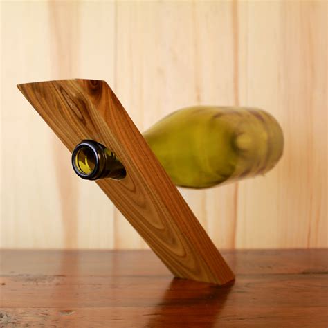 Balancing Wine Bottle Holder Rustic Wine Accessories Dartbrook Rustic Goods