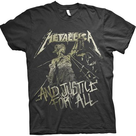 Maglietta Metallica Justice Vintage Idee Per Regali Originali