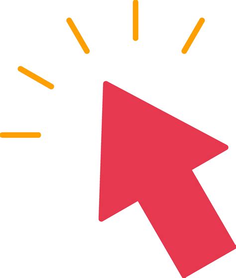 mouse cursor flat icon  vector art  vecteezy