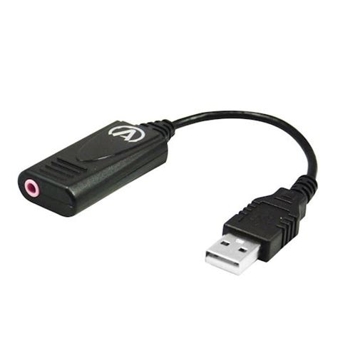 Andrea Communications C1-1024200-1 USB-MA Premium External USB Microphone Adapter with stereo ...