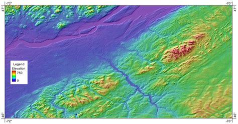 dem choosing colour ramp    elevation geographic