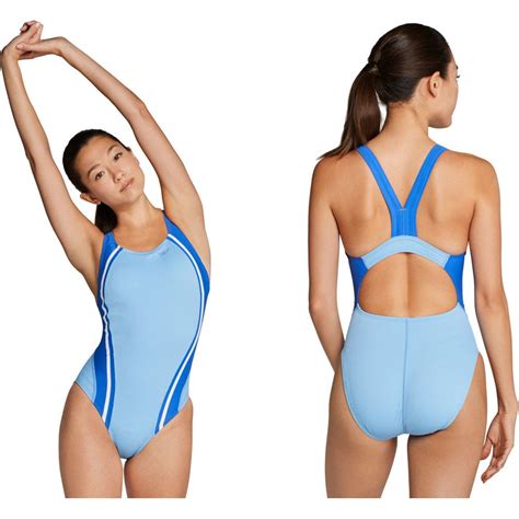 Speedo Rib Quantum Splice One Piece Swim Suit Womens