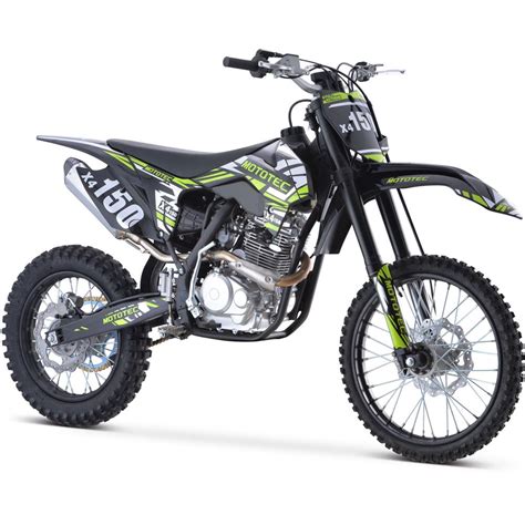 Mototec X4 150cc 4 Stroke Gas Dirt Bike Black Motoworld