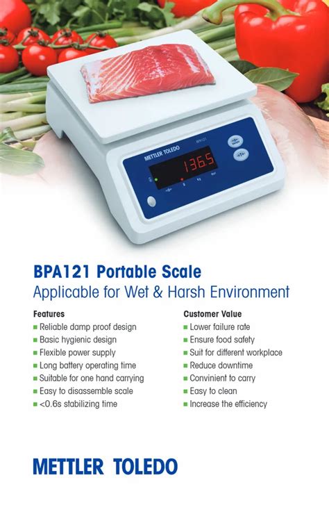 Digital Mettler Toledo BPA121 Portable Scale For Industrial Use 3 Kg