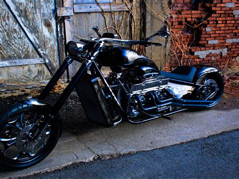 V8 Chopper Motorcycle