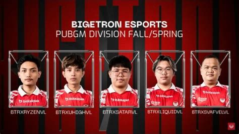 Roster Bigetron Red Villains Pmpl Id