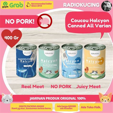 Jual Wet Food Coucou Halcyon Gr Kaleng Makanan Kucing Allstage