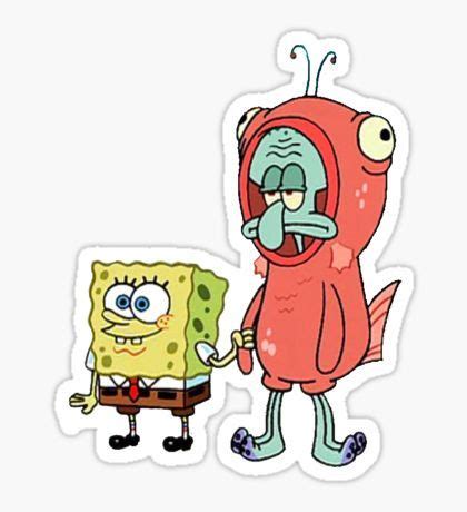 Spongebob And Patrick Sticker